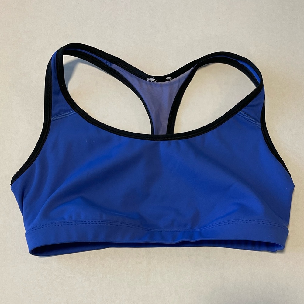 Reebok Blue Sports Bra Large